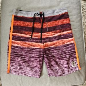Hurley Phantom Swim Board Shorts, 32 Waist, Unlined